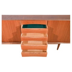 Beautiful Scandinavian modern teak credenza by Fredrik Kayser