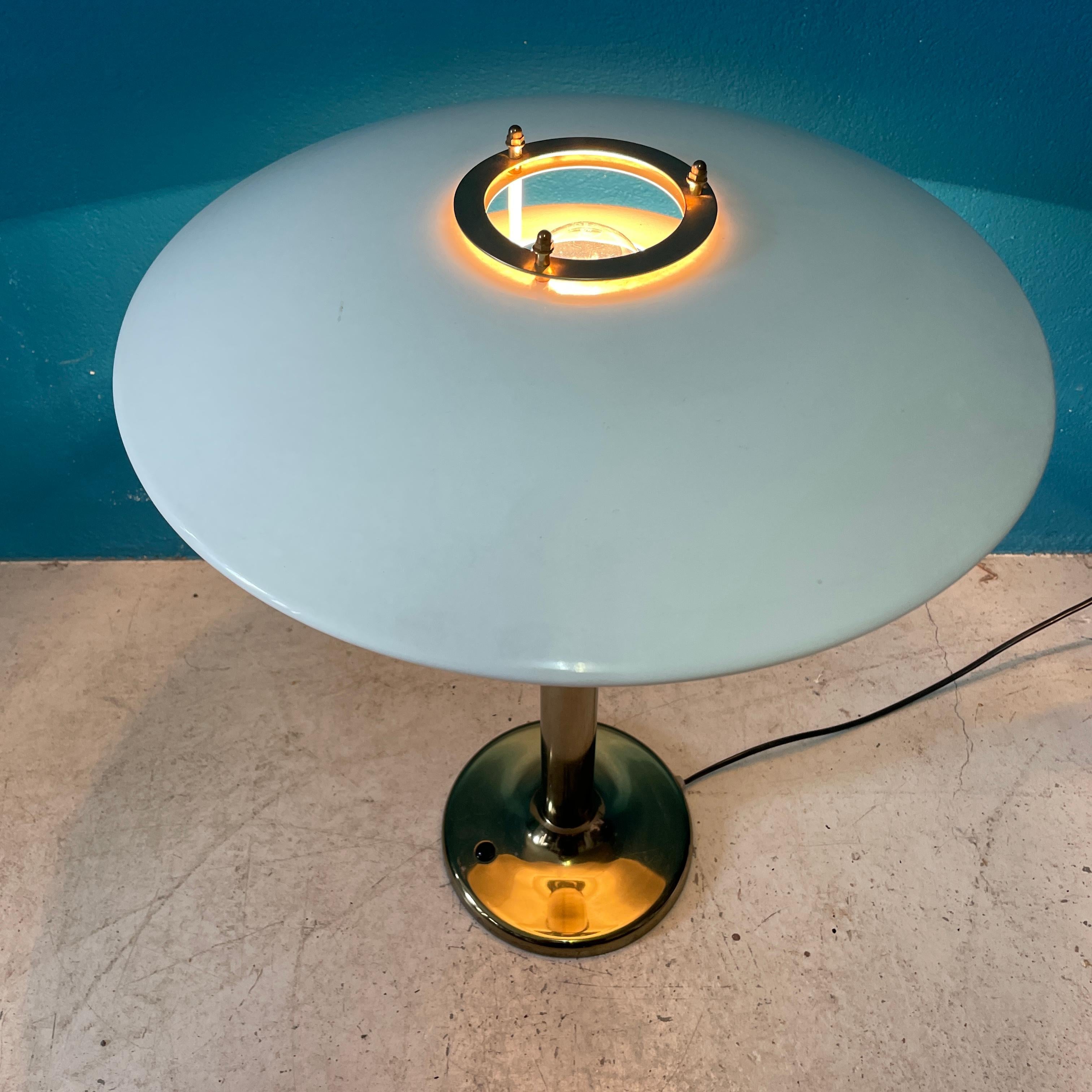Beautiful Scandinavian Table Lamp, Style of Louis Poulsen.  In Good Condition For Sale In Turku, FI