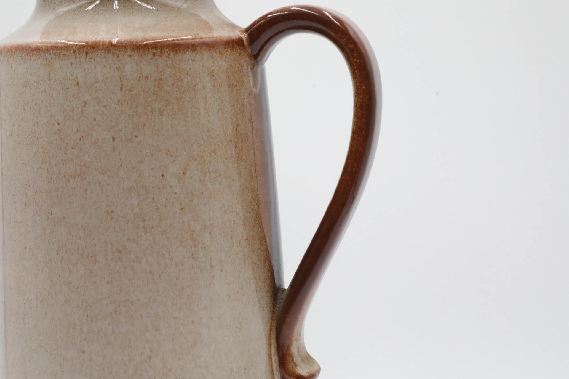 Schöne Scheurich Keramikvase in Hellgrau und Braun im Angebot 3