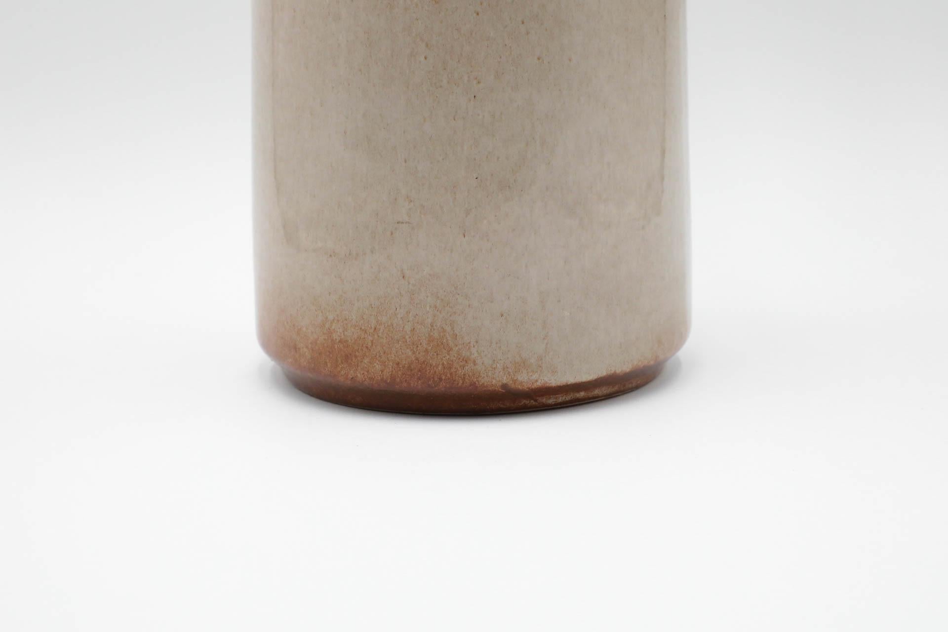 Schöne Scheurich Keramikvase in Hellgrau und Braun im Angebot 6