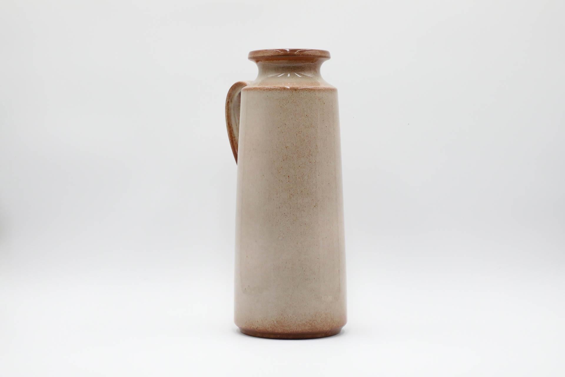 Schöne Scheurich Keramikvase in Hellgrau und Braun im Zustand „Gut“ im Angebot in Los Angeles, CA