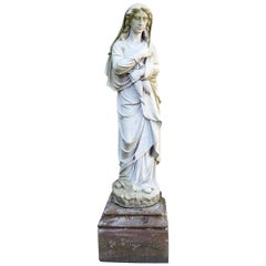 Beautiful Sculpted Antique Statue, 19th Century