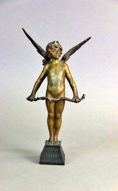 Belle sculpture Auguste MOREAU « Vici » 19ème siècle