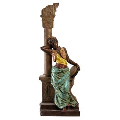 Schöne schöne Skulptur in polychromierter Regula