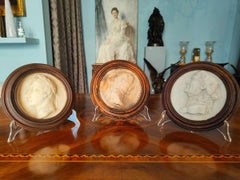 Beautiful series of marble medallions, 18th century
