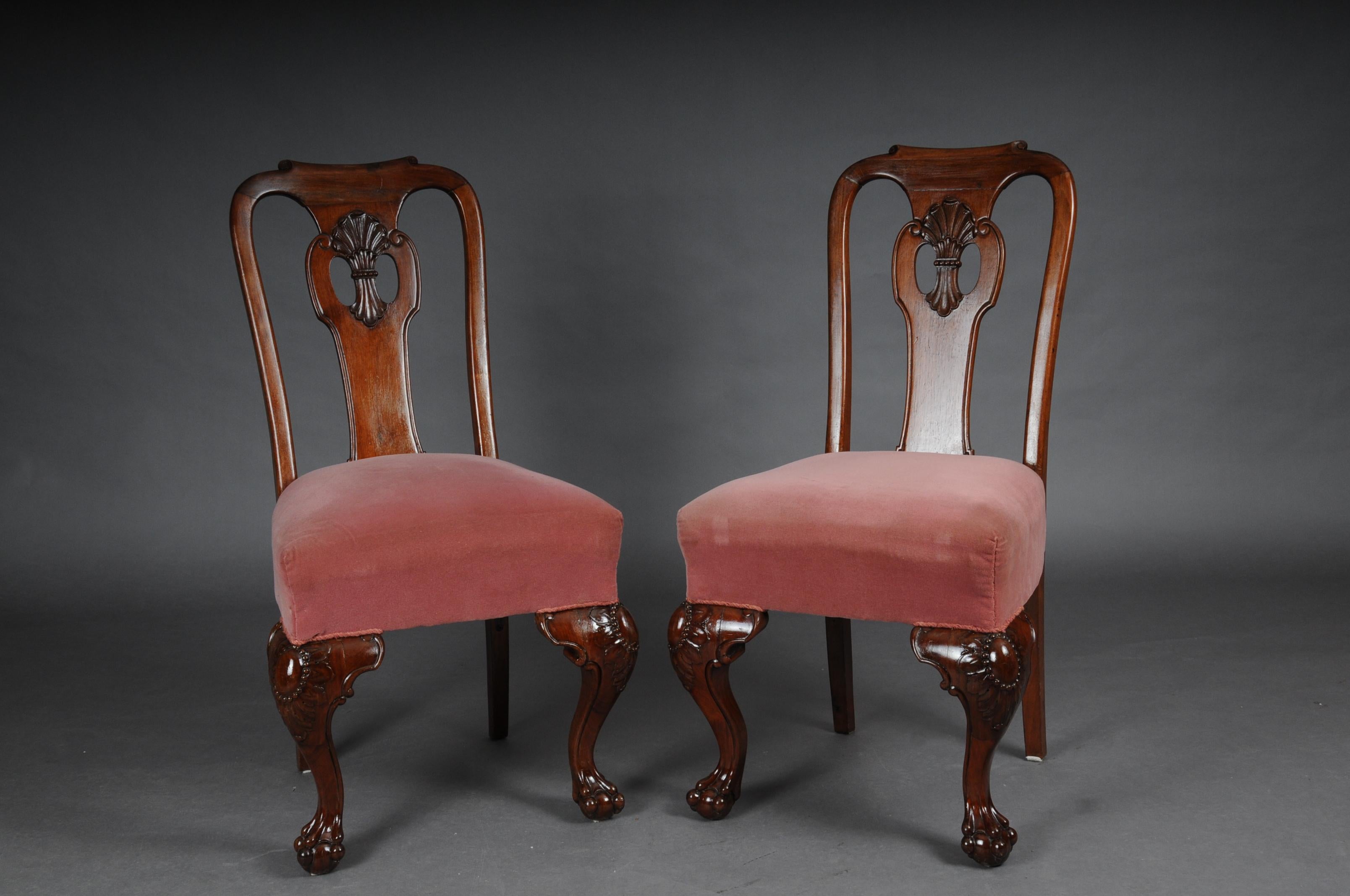 Beautiful Set of 4 English Baroque Chairs, circa 1880 For Sale 12
