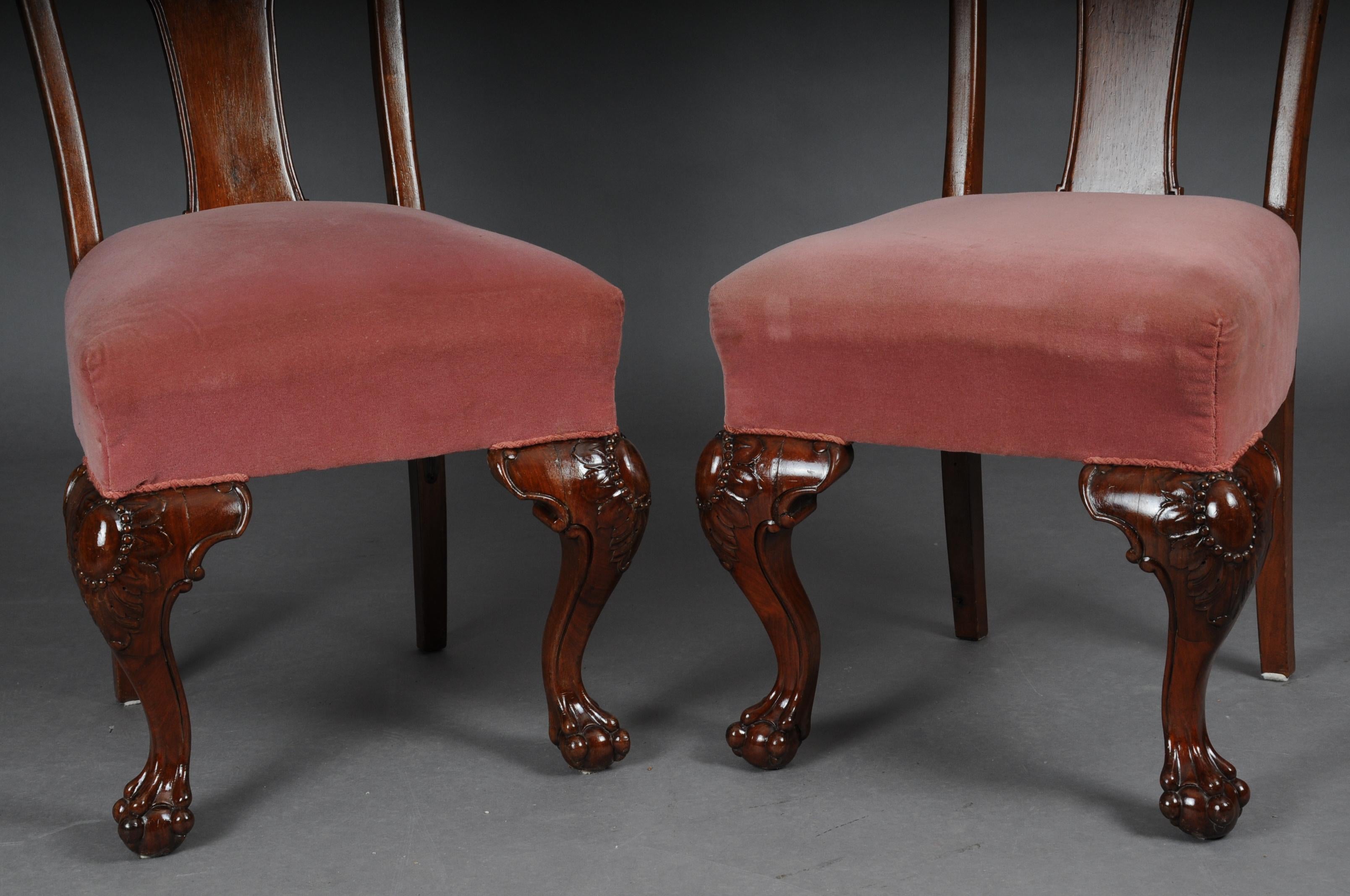 Beautiful Set of 4 English Baroque Chairs, circa 1880 For Sale 13