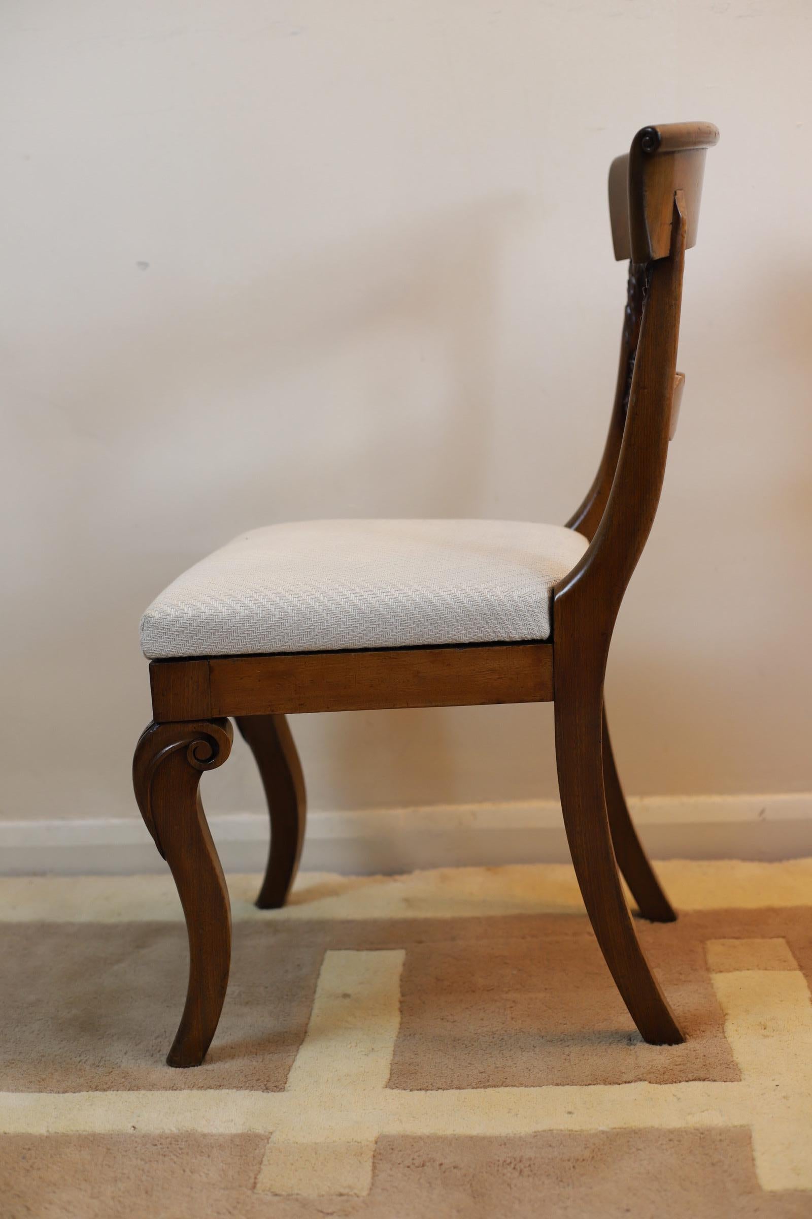 Beautiful Set of 6 William IV Dining Chairs 8