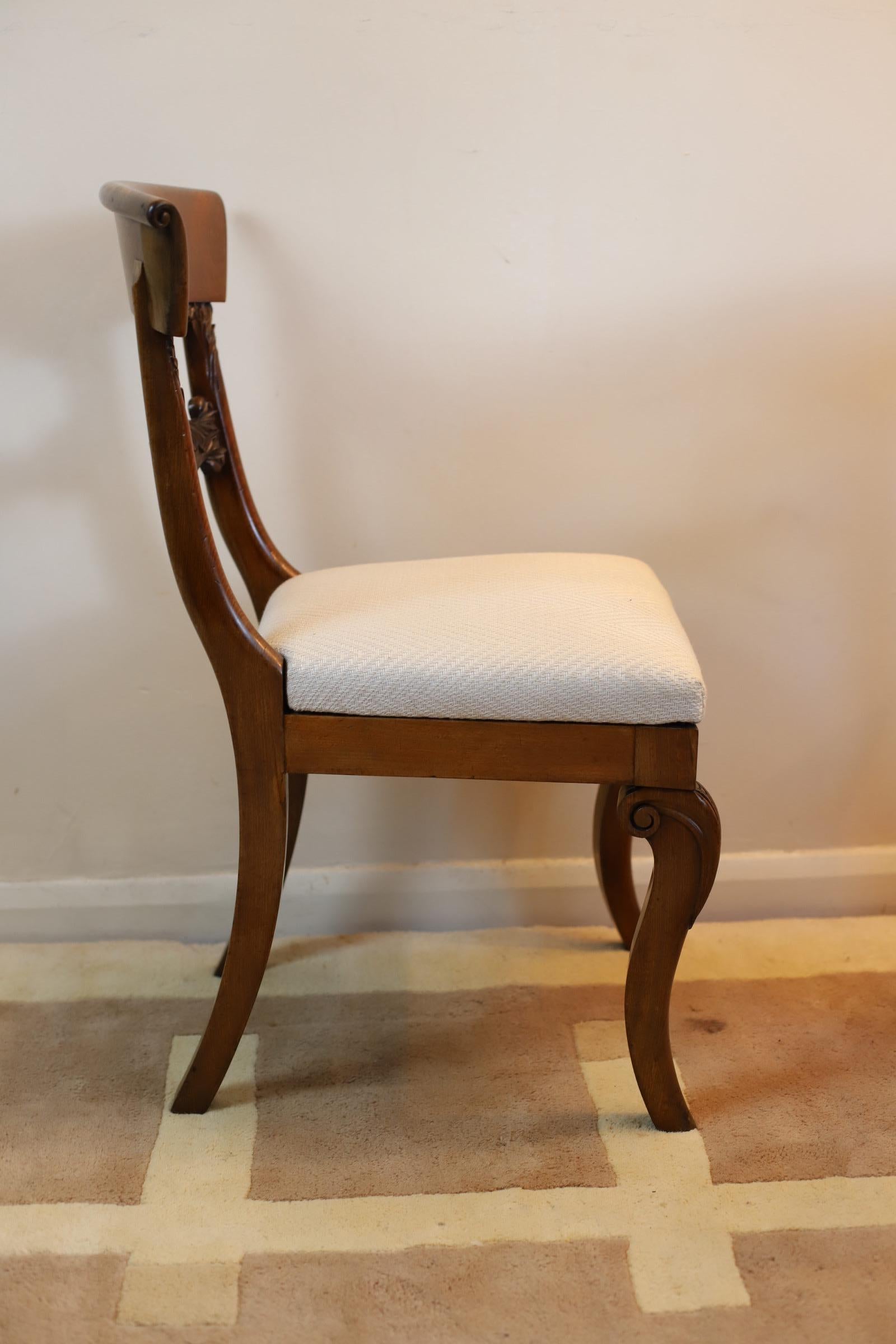 Beautiful Set of 6 William IV Dining Chairs 10