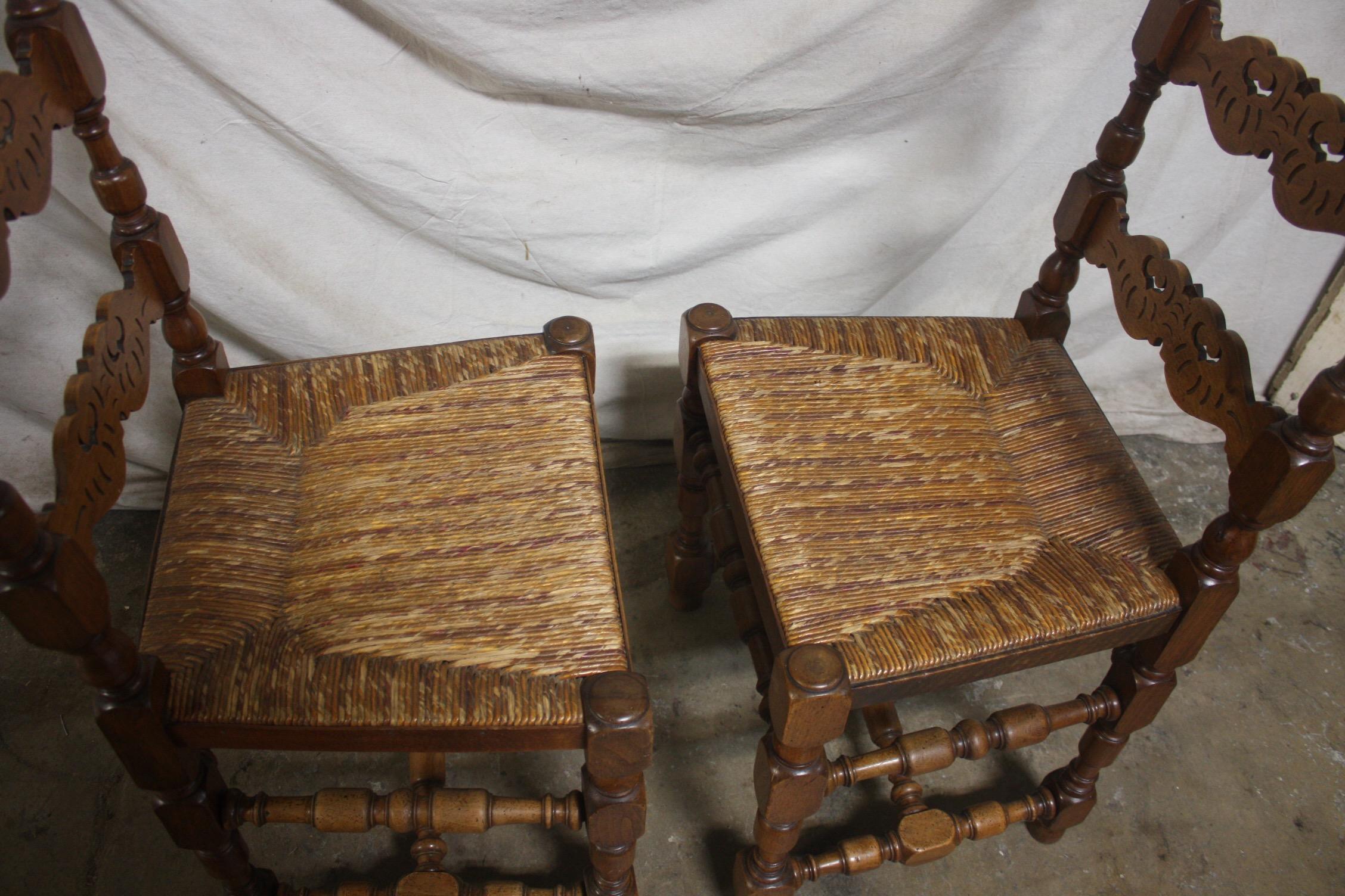 Beautiful Set of Country French Dining Chairs 1