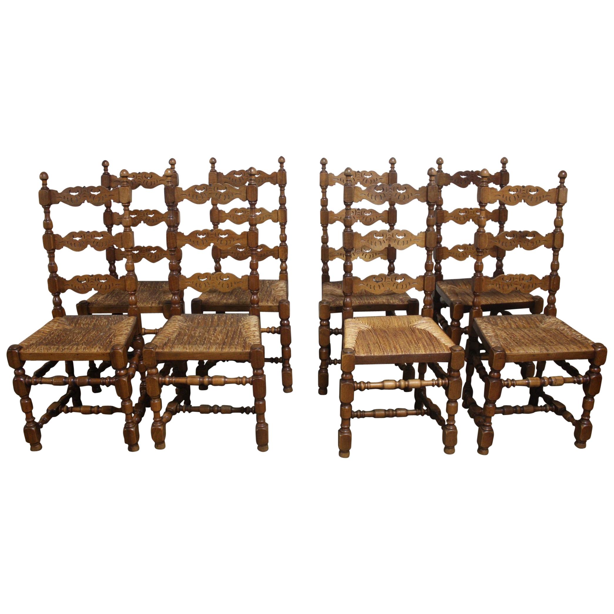 Beautiful Set of Country French Dining Chairs