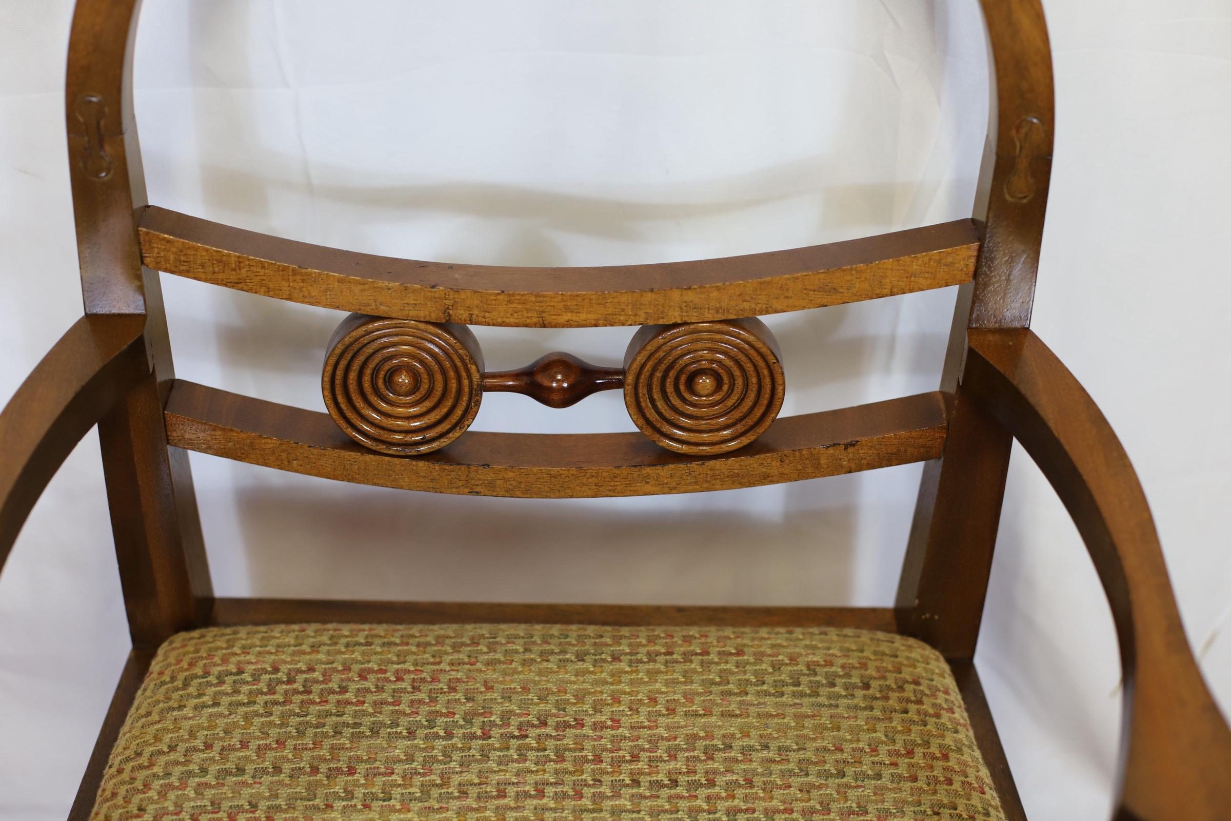 Beautiful Set Of Eight Hooped Back Dining Chairs By Jeremy Green For Sale 4