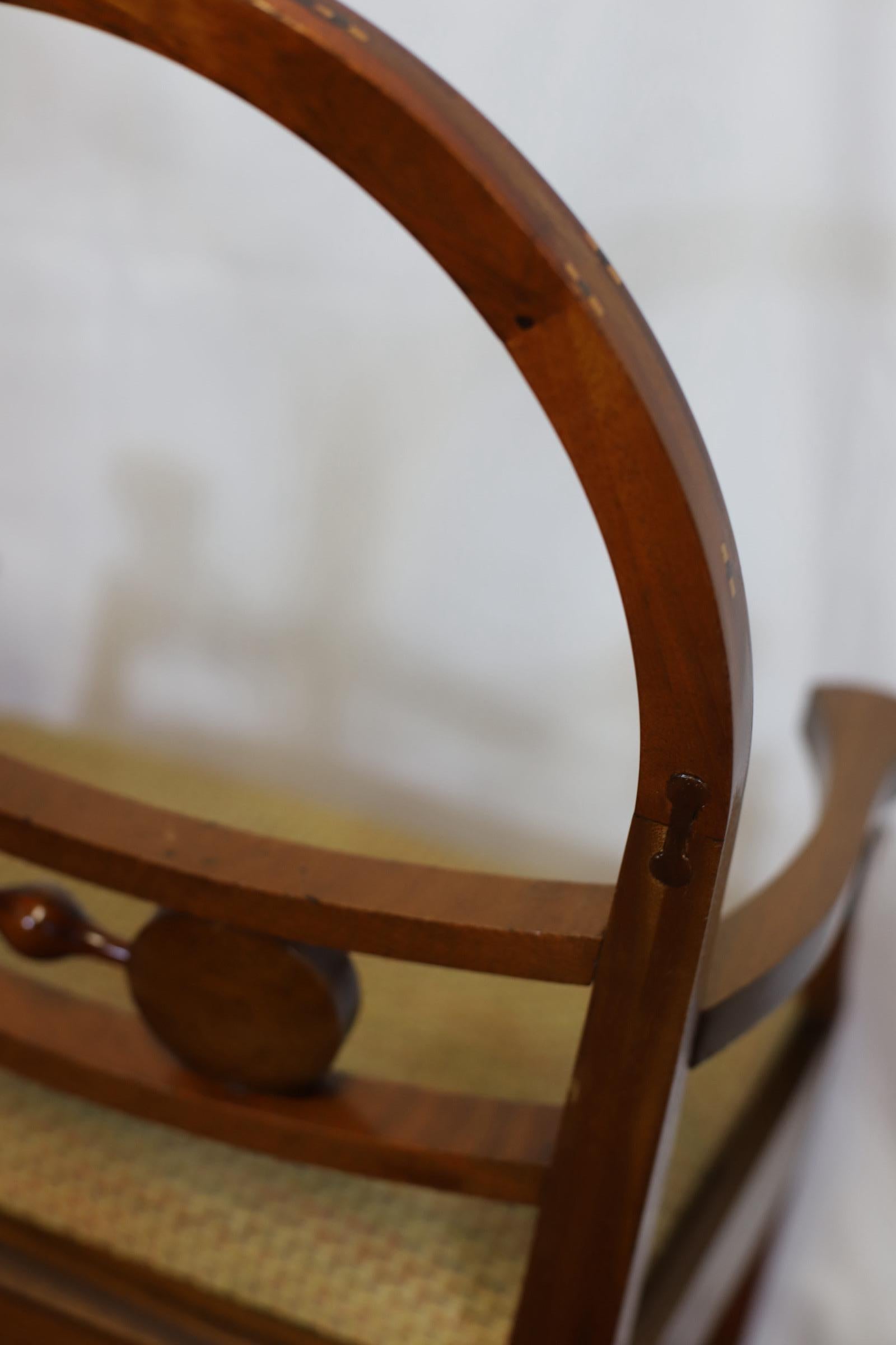 Beautiful Set Of Eight Hooped Back Dining Chairs By Jeremy Green For Sale 6