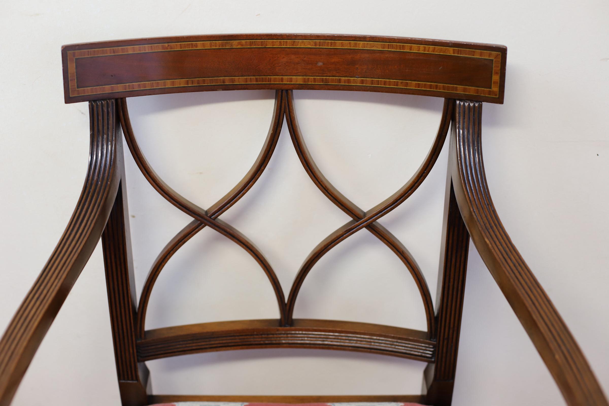 Beautiful Set Of Twelve George III Style Dining Chairs 13