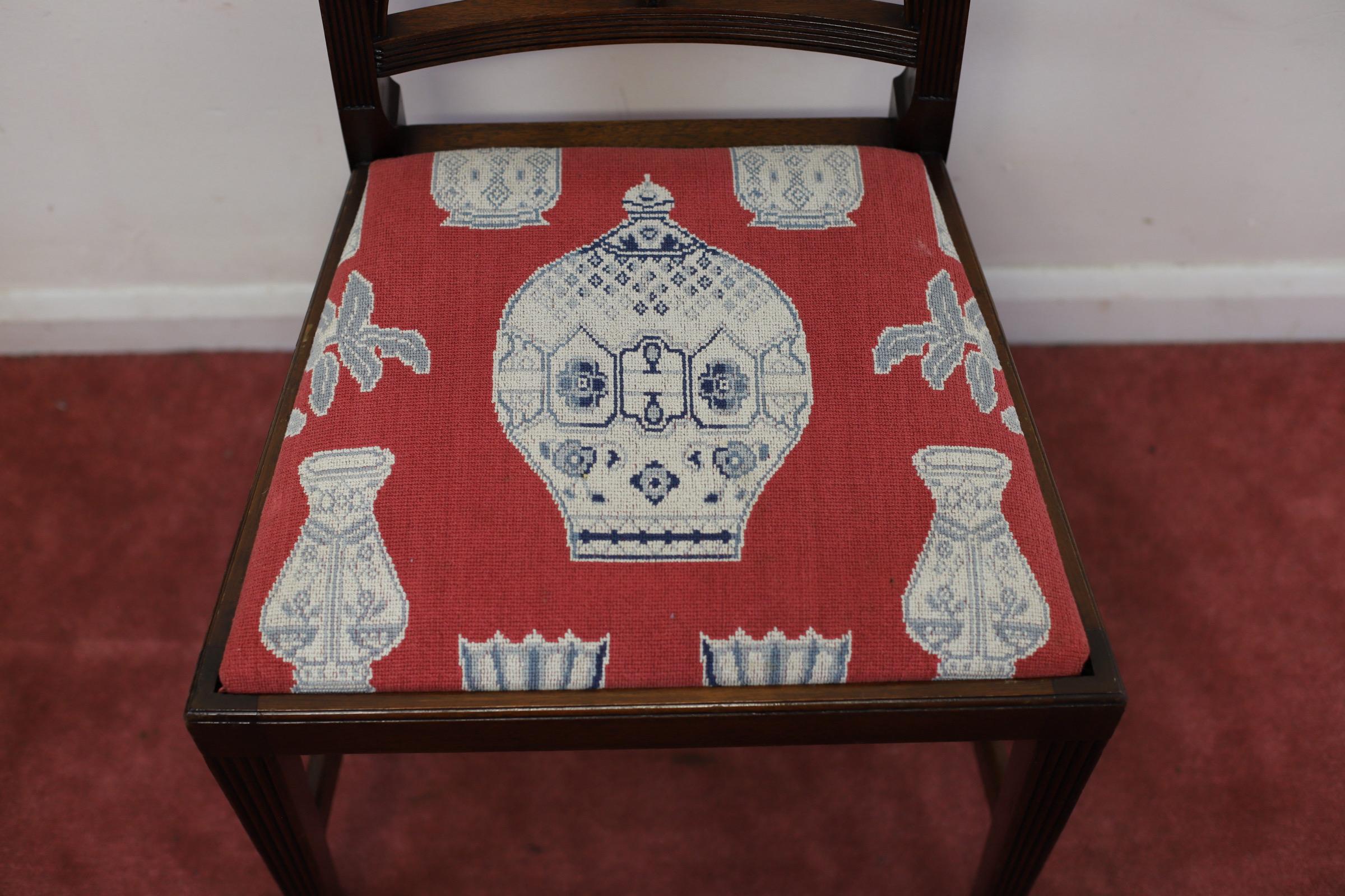 Beautiful Set Of Twelve George III Style Dining Chairs  For Sale 2