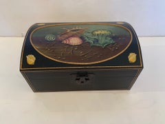 Beautiful Shell Motife Painted Box by Maitland Smith