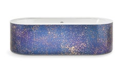 Beautiful Bathtub Artistic Platinum Mosaic Decoration