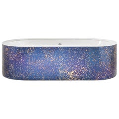 Beautiful Bathtub Artistic Platinum Mosaic Decoration