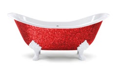 Beautiful  Bathtub Decorated Handmade with Artistic Mosaic