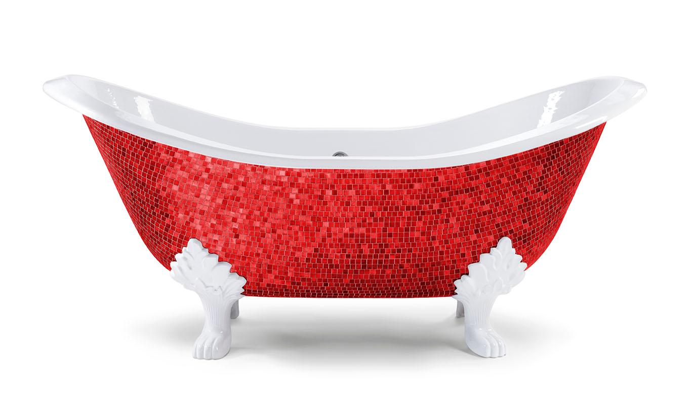 Precioso  Bañera Decorada a Mano con Mosaico Artístico Otro en venta