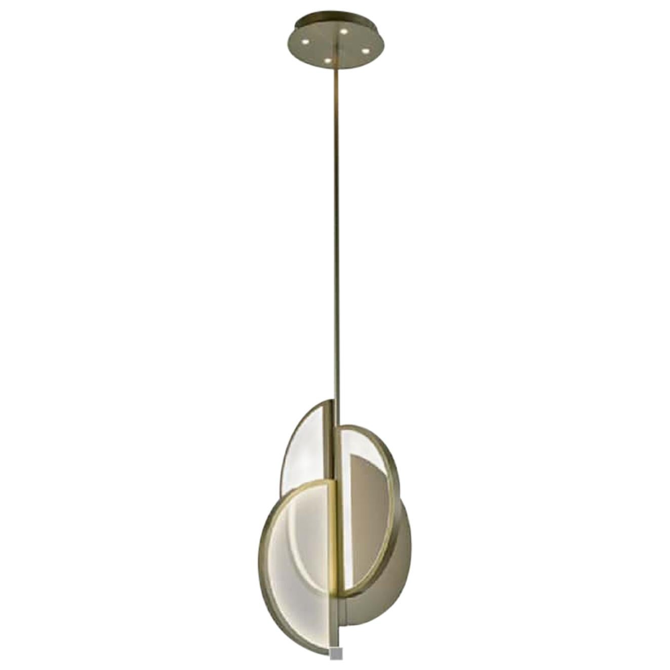 Beautiful Ceiling Lamp Brass Frame Champagne Finish O Brushed Nickel Fin