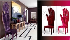 Magnifique cadre de chaise en bois massif Anneau de bois mosaïque décoré