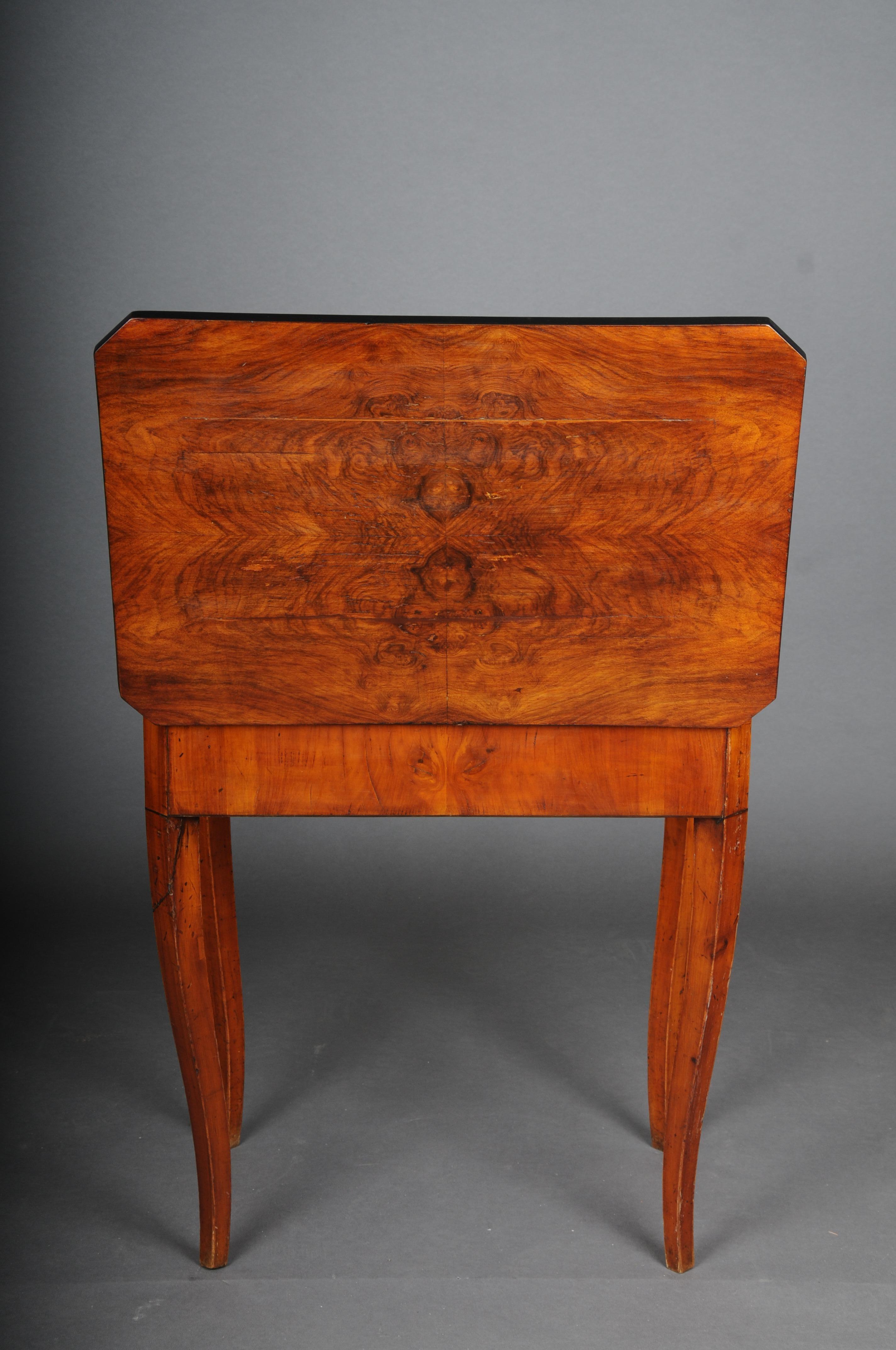Beautiful side table/sewing table South German around 1860 For Sale 8