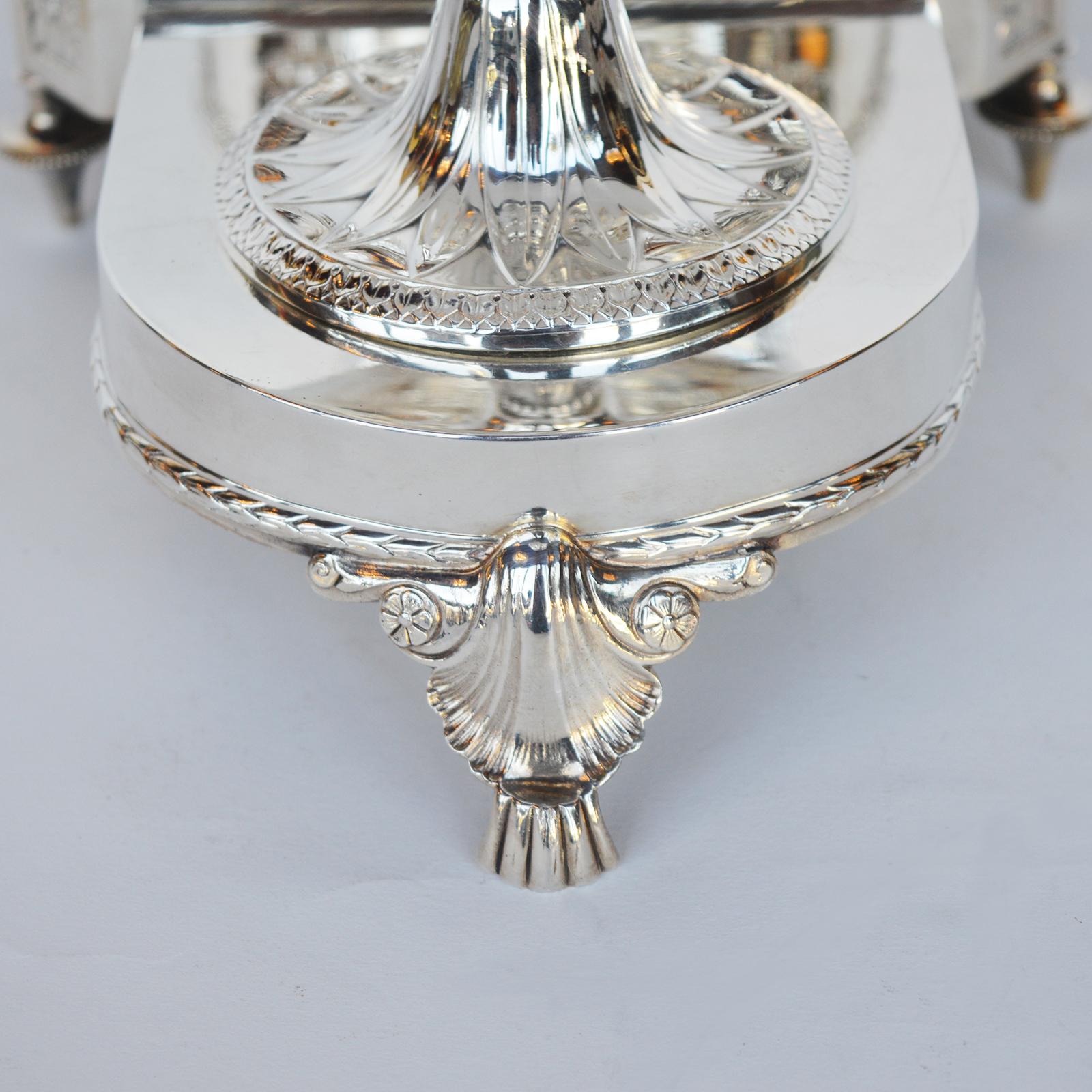 Beautiful Silver Center Table Set, Late 19th Century 2