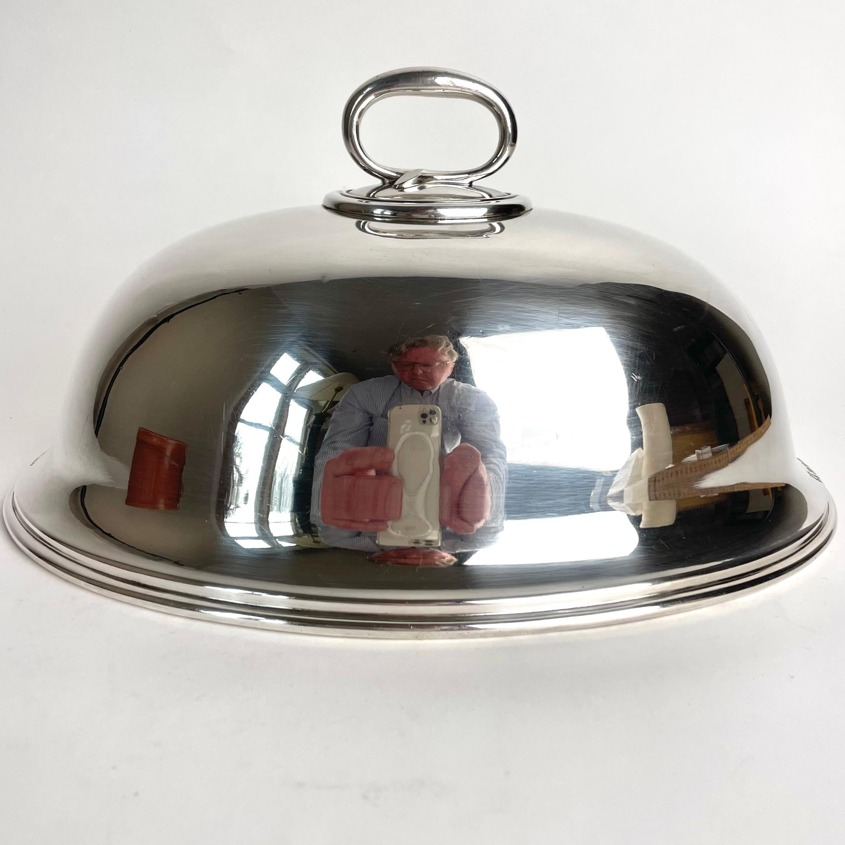 Beautiful silver plated Food Cover Dome by Elkington & Co from 1904 For Sale 1