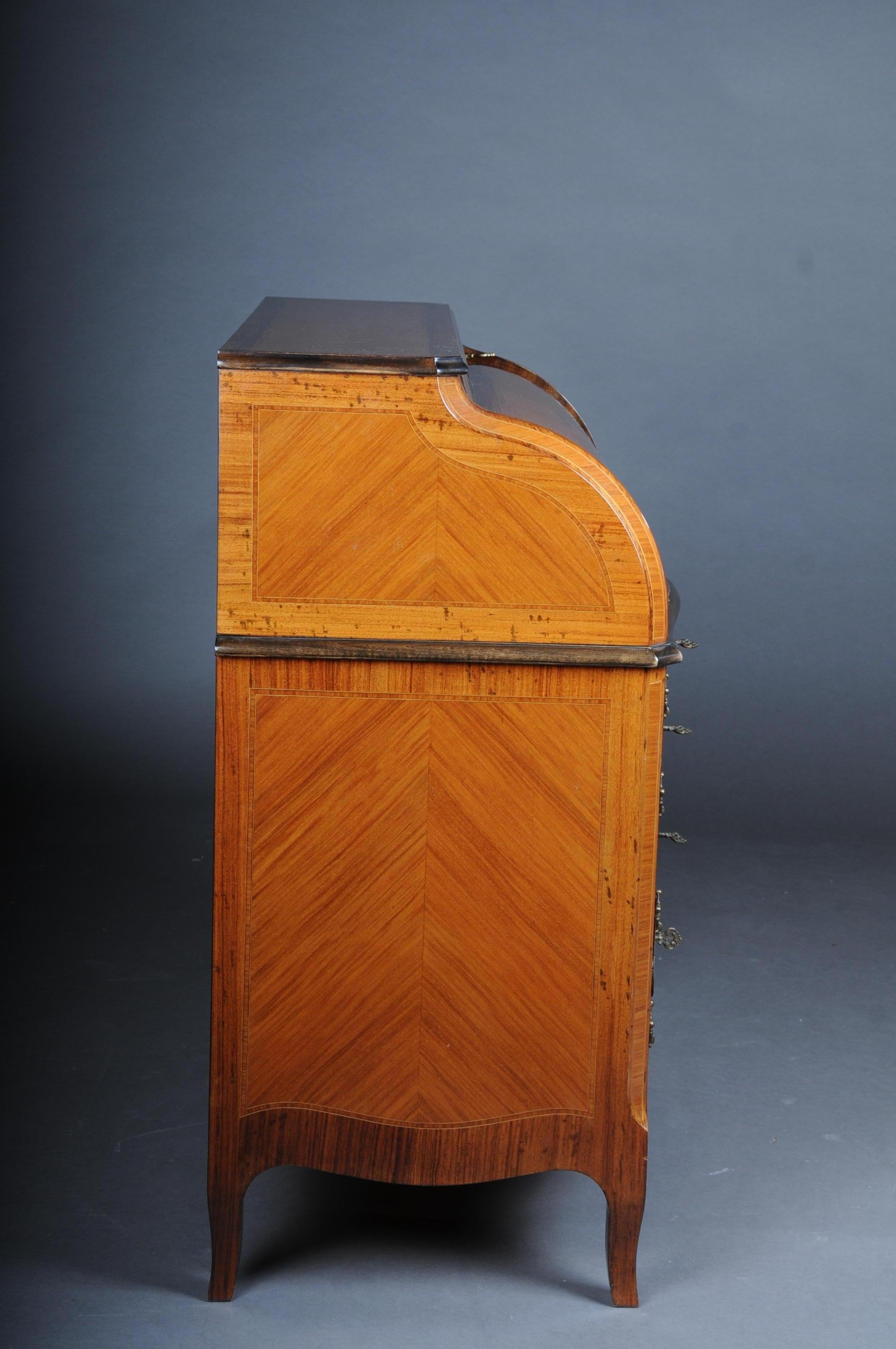 Beautiful Sloping Flap Secretary / Roll-Up Secretary, 20th Century For Sale 6