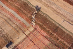 Beautiful Small Vintage Persian Kilim Rug 6'2" x 7'7"