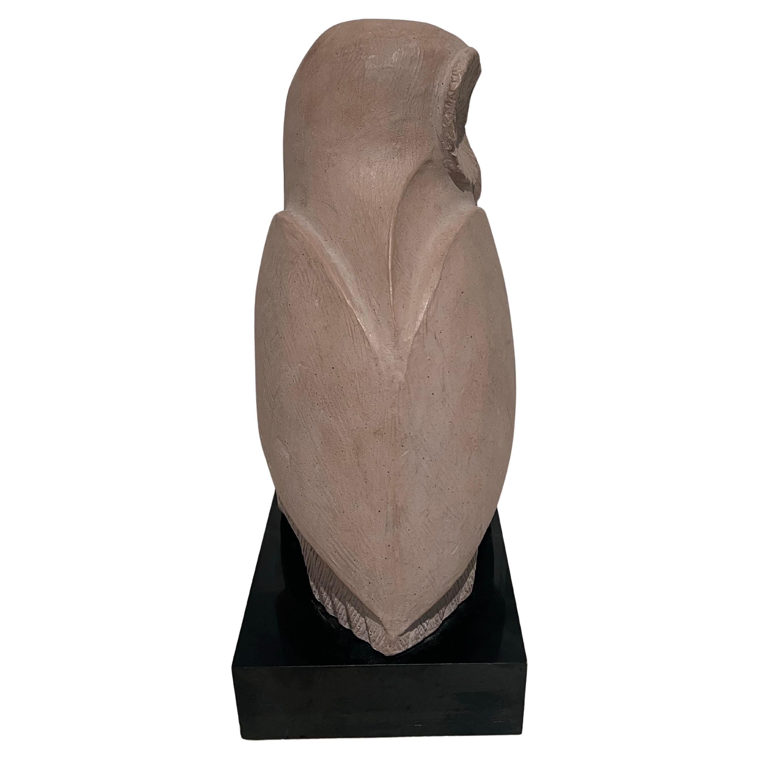 Mid-Century Modern Beautiful Snow Owl Sculpture by Klara Sever for Austin Productions For Sale