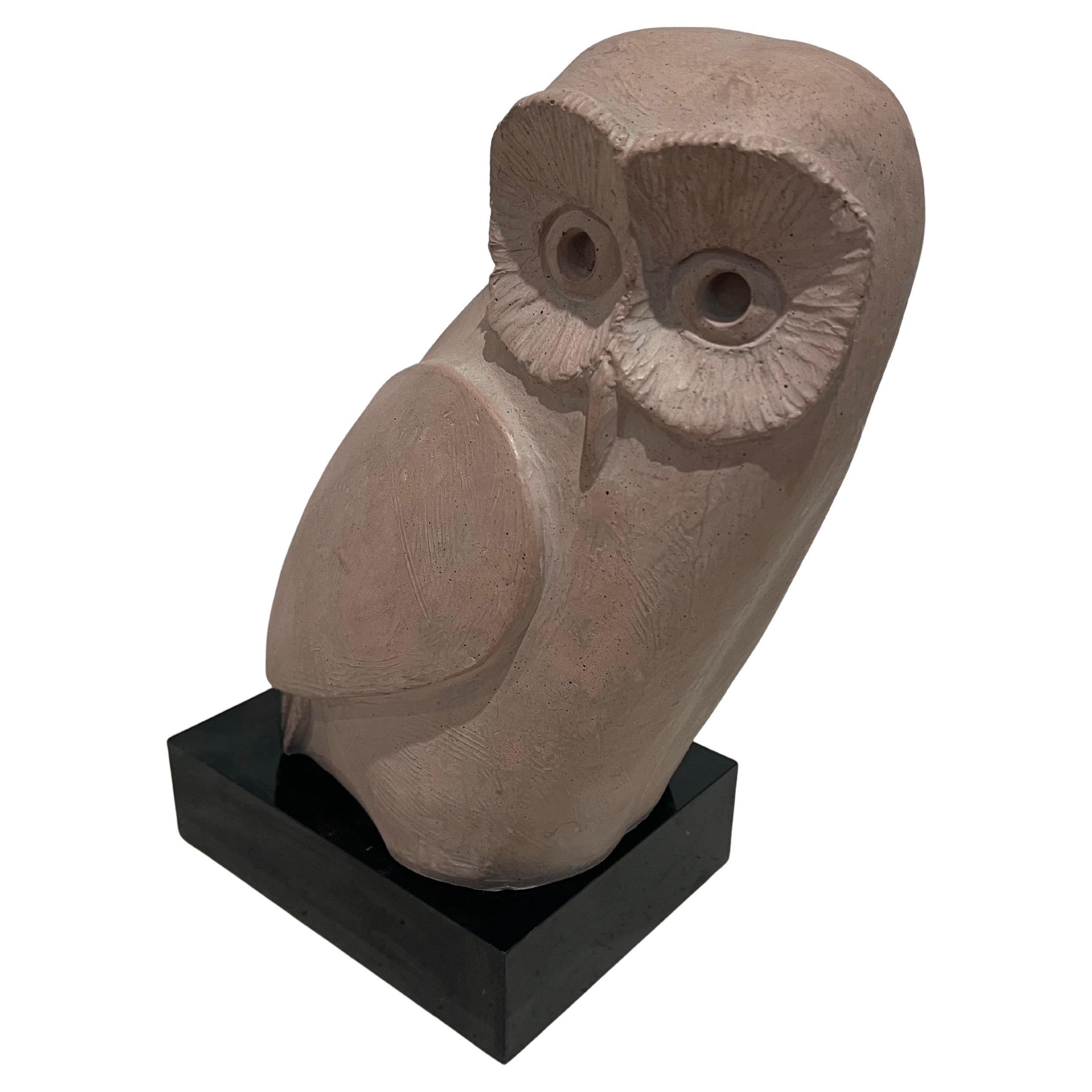 20th Century Beautiful Snow Owl Sculpture by Klara Sever for Austin Productions For Sale