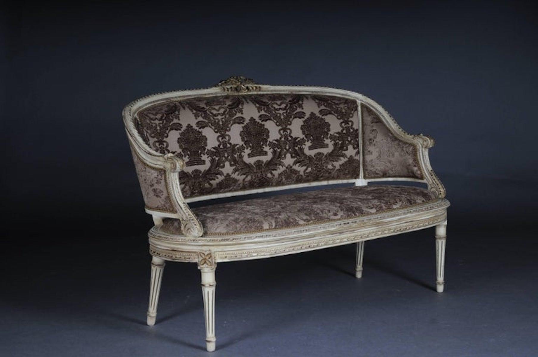 Magnifique canapé de style Louis XVI en vente 3