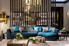 Beautiful Sofa Frame Made of Solid Timber and  Wood Silk Velvet