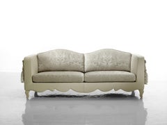 Beautiful Sofa Frame Made of Solid Timber and   Wood Tassel back