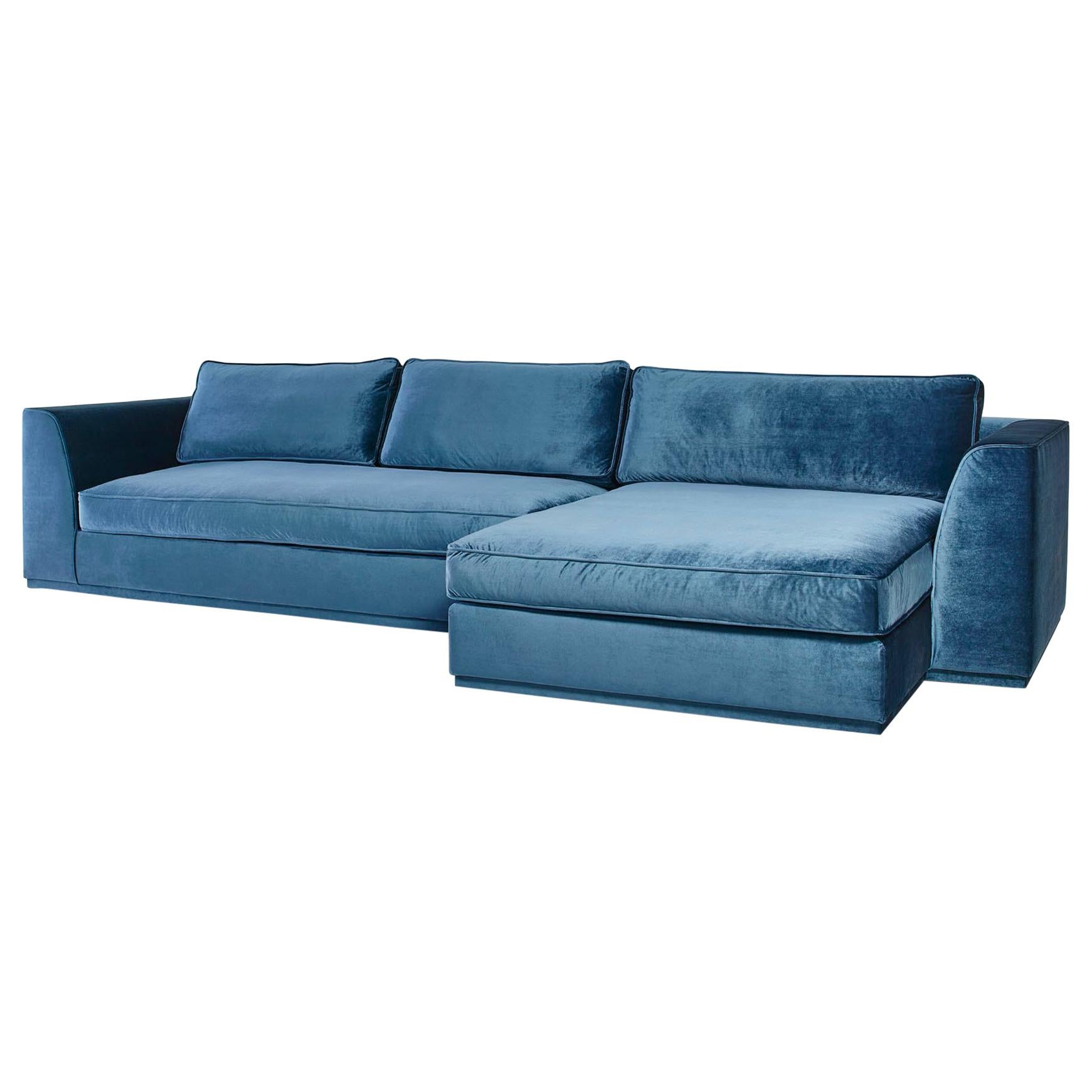 Beautiful Sofa Frame Made of Solid Timber and  Wood Silk Velvet