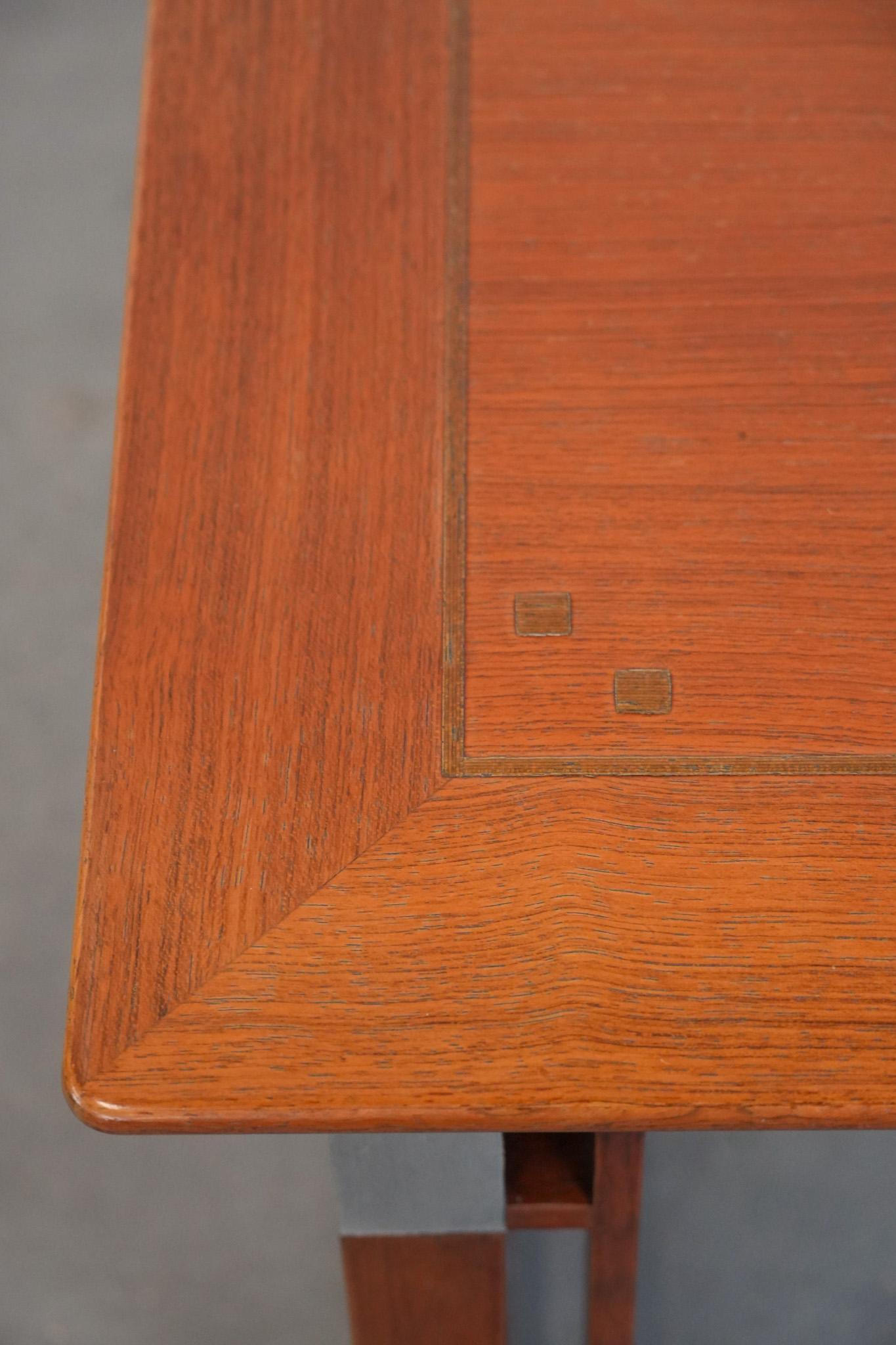 Beautiful square design Art Deco side/coffee table For Sale 4