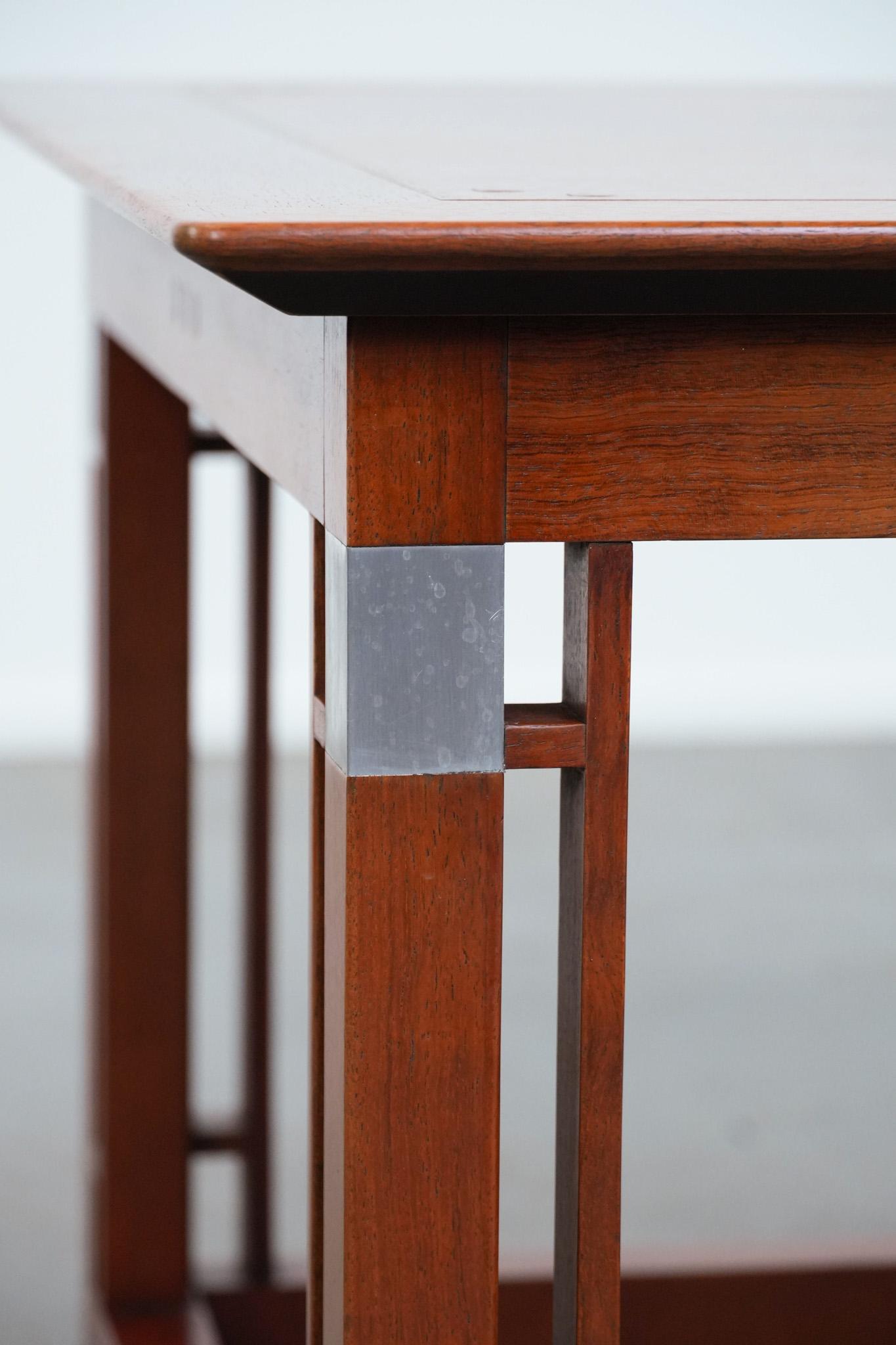 Beautiful square design Art Deco side/coffee table For Sale 6