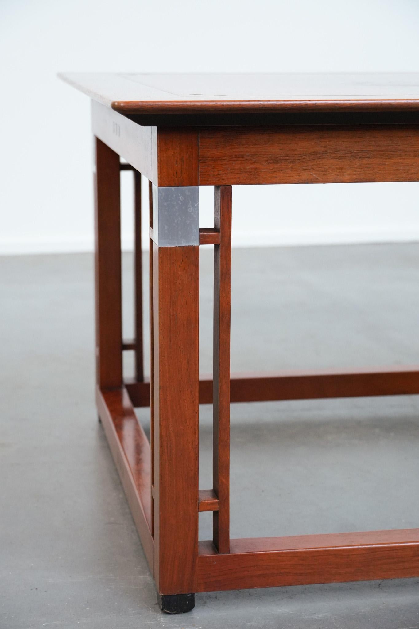 Beautiful square design Art Deco side/coffee table For Sale 7