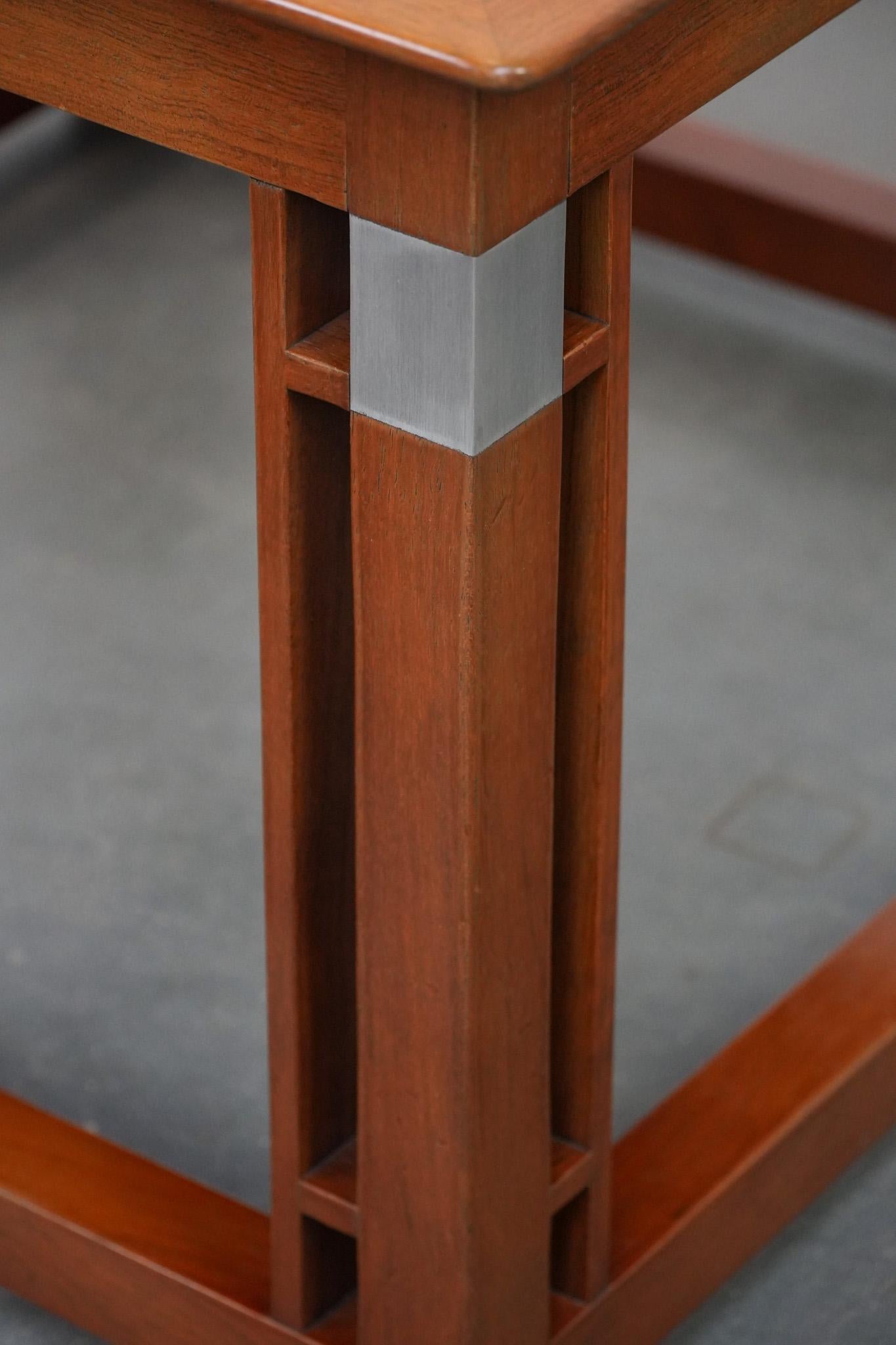 Beautiful square design Art Deco side/coffee table For Sale 10