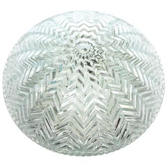 Beautiful Star Pattern Limburg Flush Mount Ceiling Light, 1970s