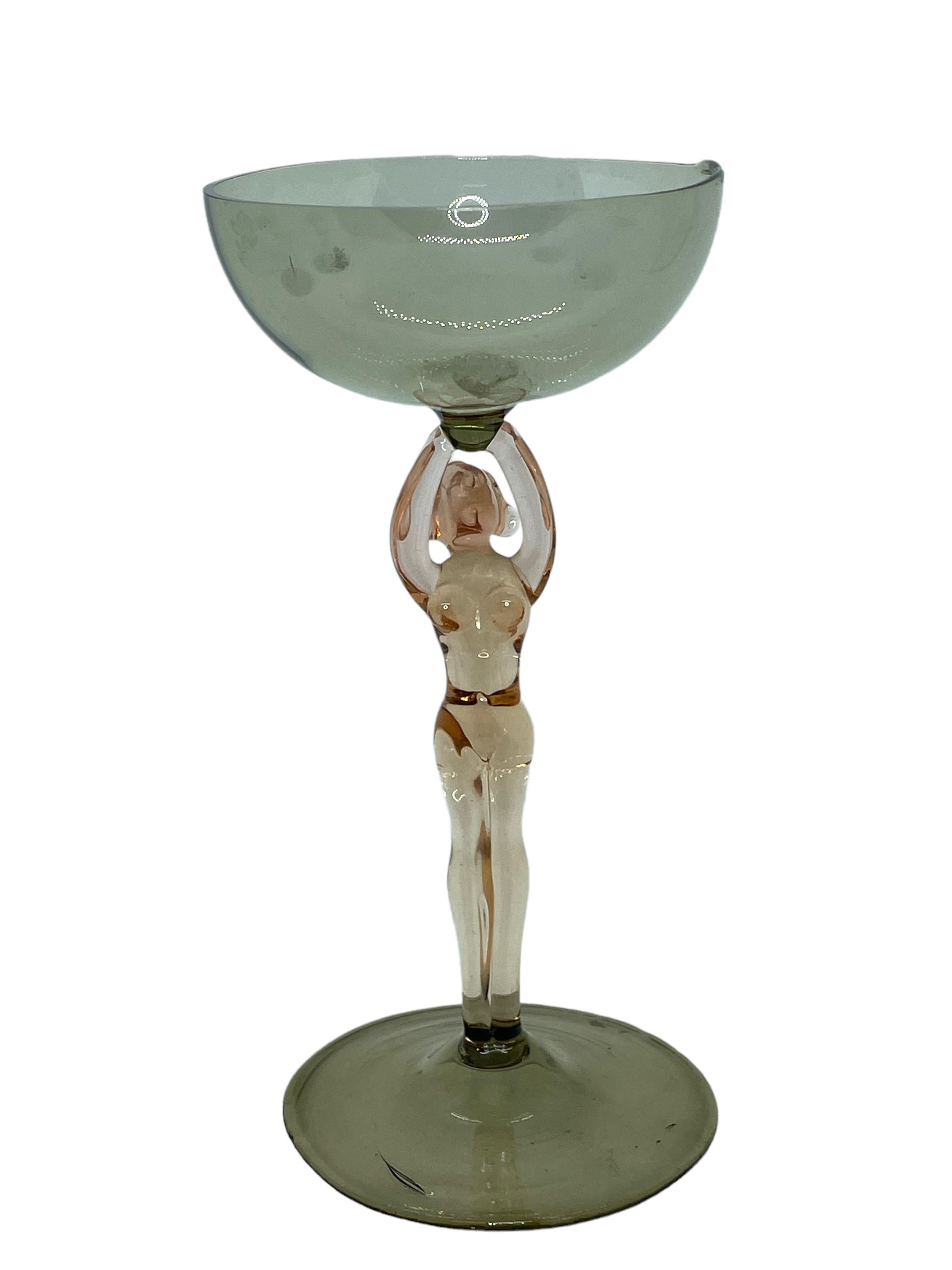 lady in martini glass