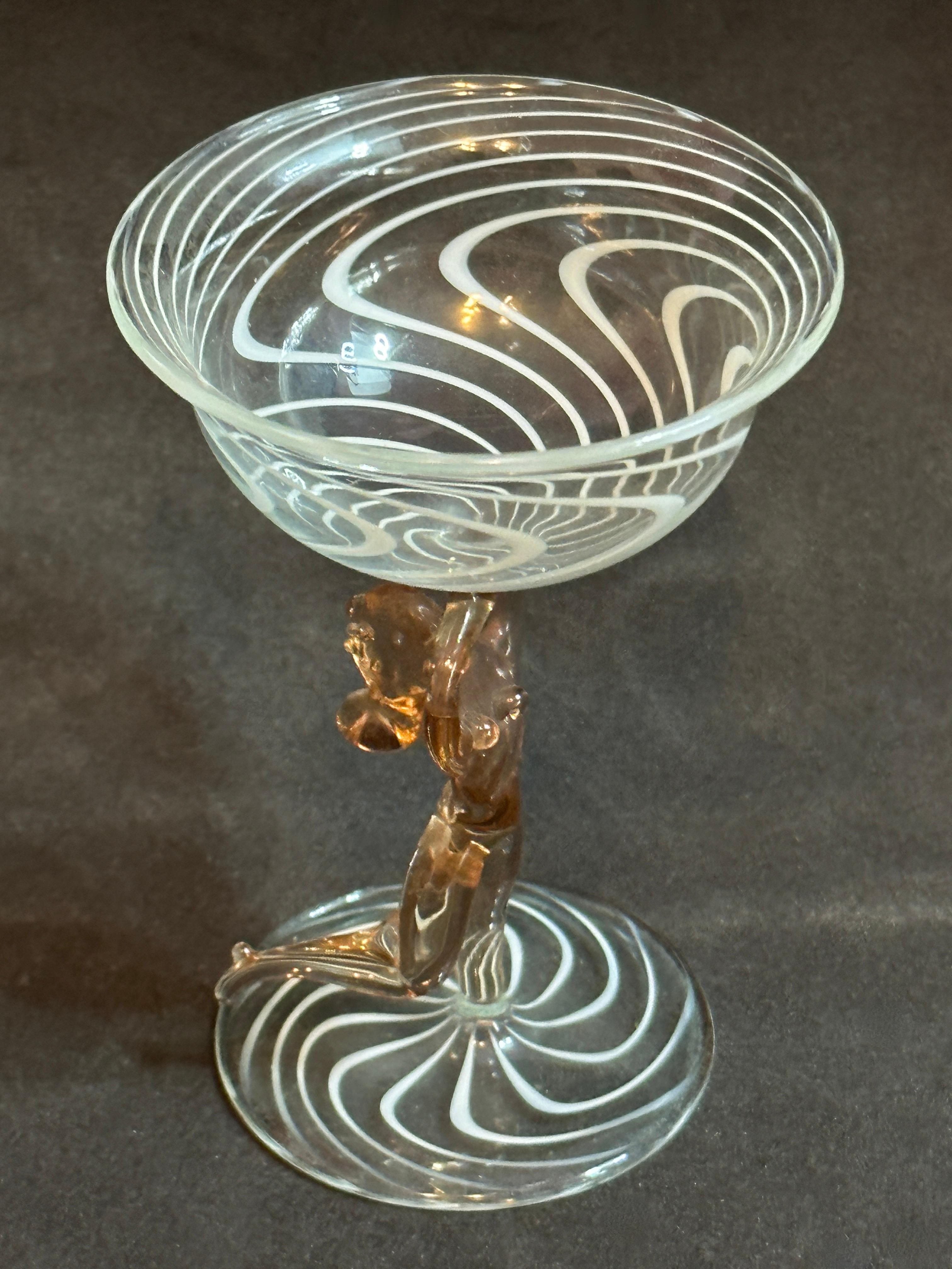 Schönes Stemware-Cocktailglas, Akt-Damenstiel, Bimini-Kunst, Österreich im Zustand „Gut“ im Angebot in Nuernberg, DE