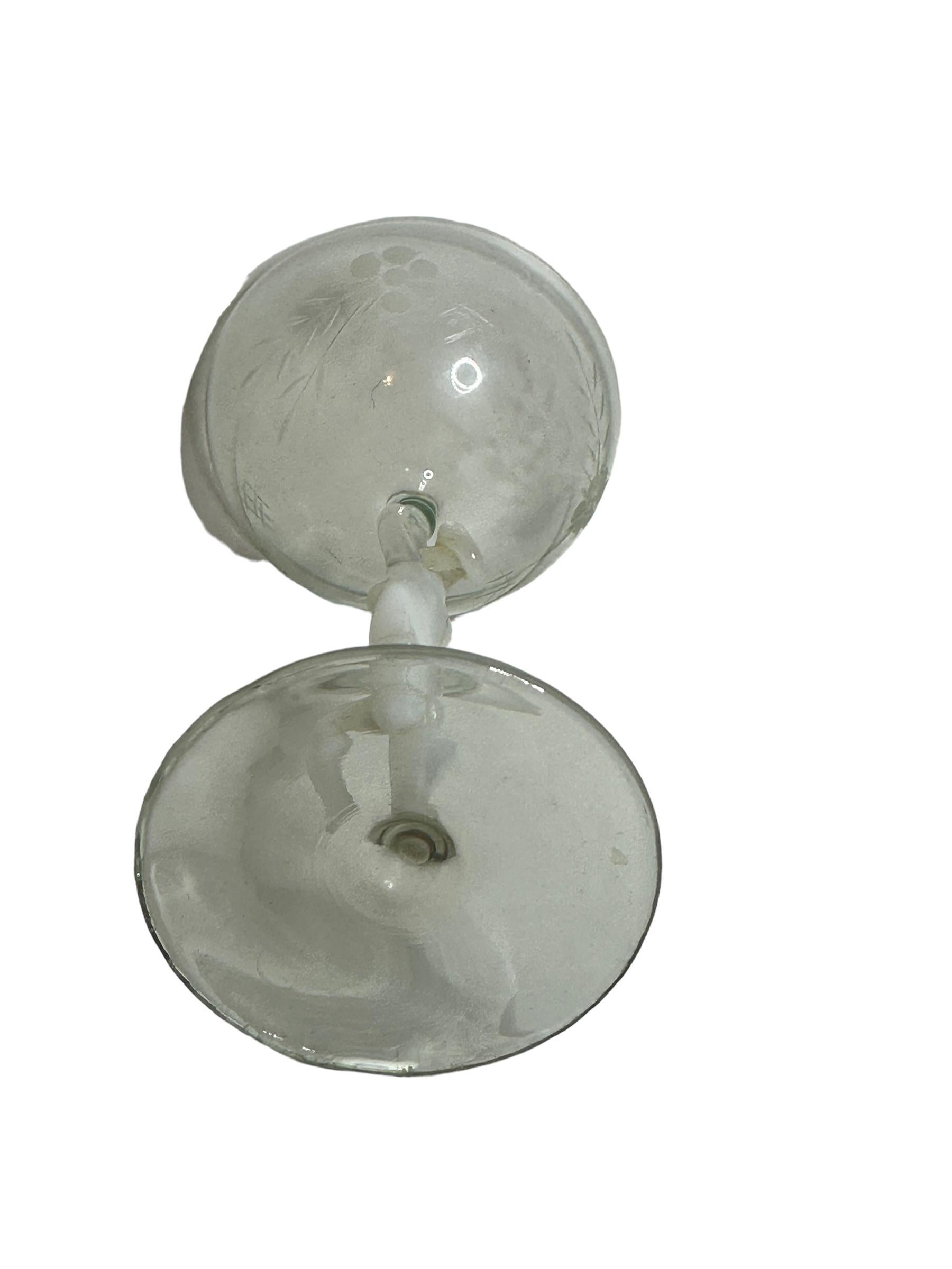 Schönes Stemware Liqueur-Glas, Nude Lady Stem, Bimini-Kunst Vintage Österreich im Angebot 10