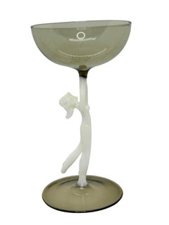 Beautiful Stemware Liqueur Glass, Nude Lady Stem, Bimini Art Vintage Austria