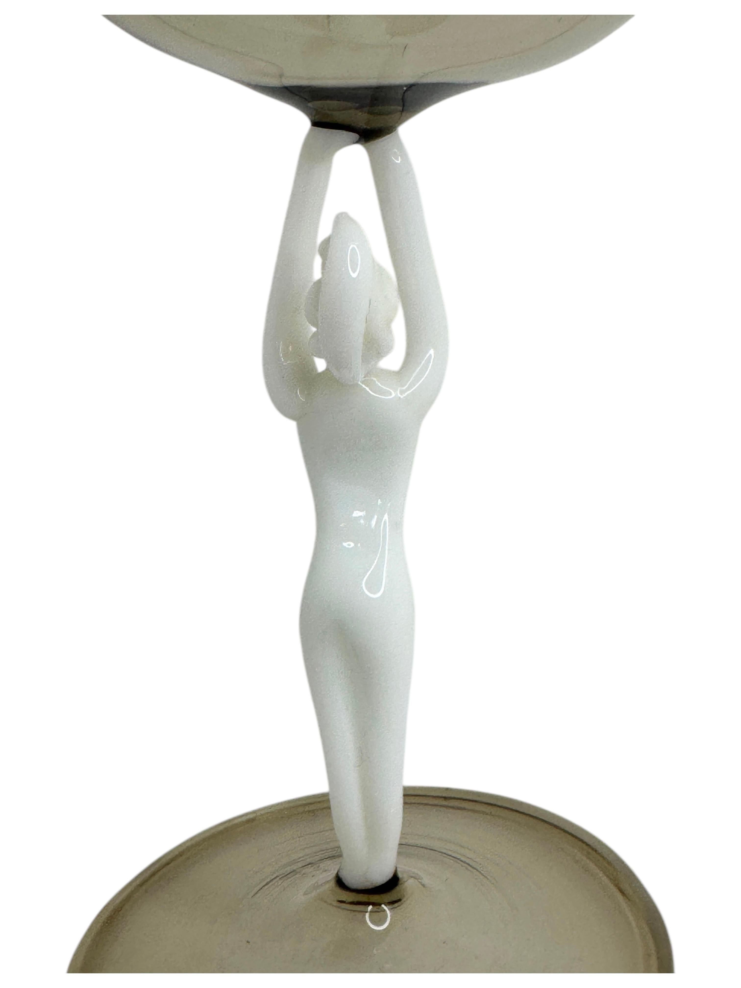 Verre à liqueur Beautiful Stemware, Nude Lady Stem, Bimini Art Vintage Austria en vente 1