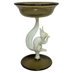 Beautiful Stemware Liqueur Glass, Squirrel Stem, Bimini Art Vintage Austria
