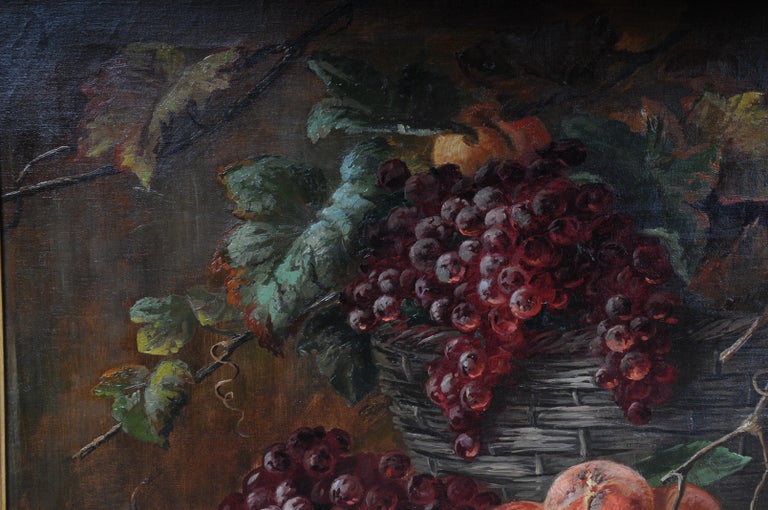 Hand-Painted Beautiful Still Life Painting, Early 20th Century For Sale