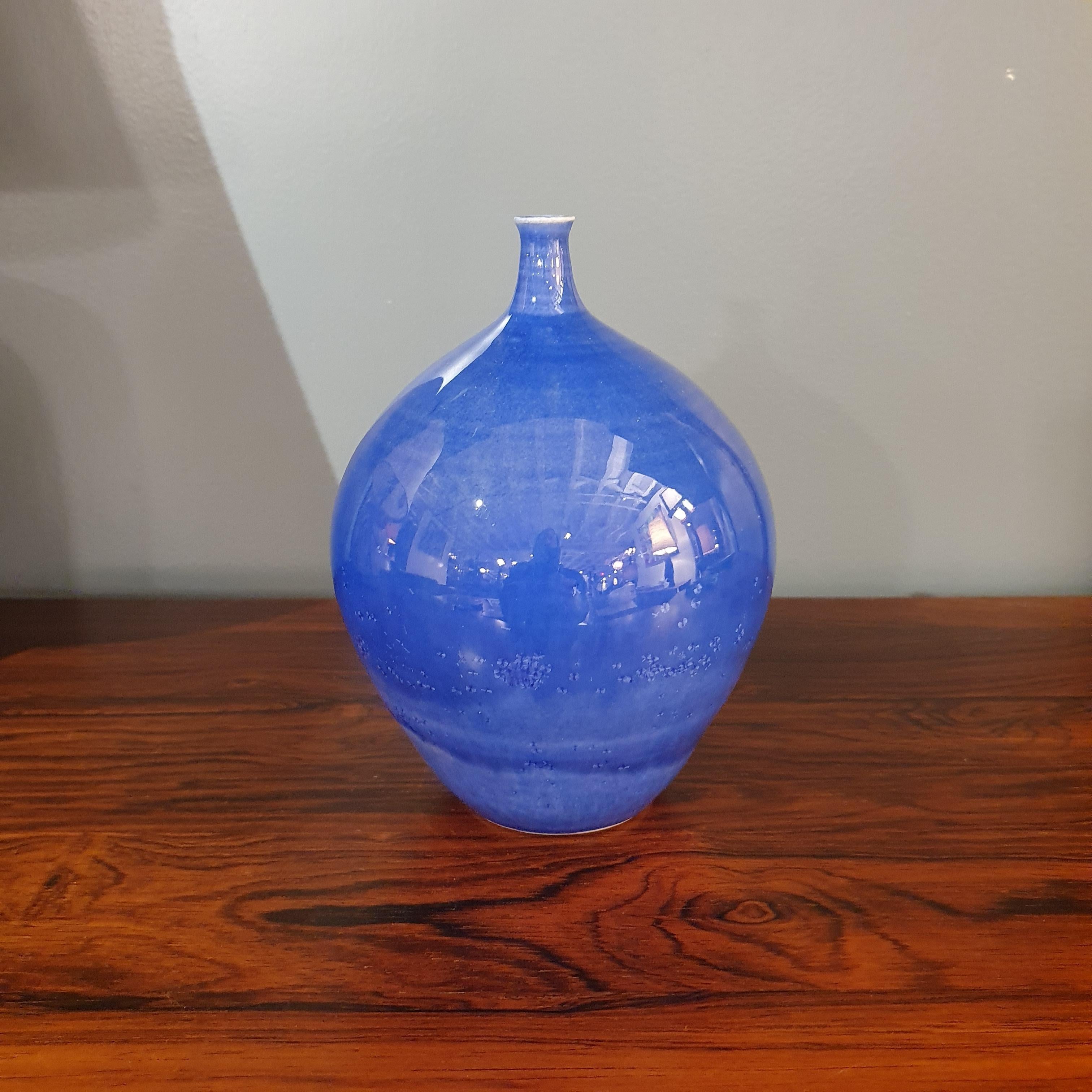 Mid-Century Modern Beautiful Studio Pottery Bud Vase For Sale